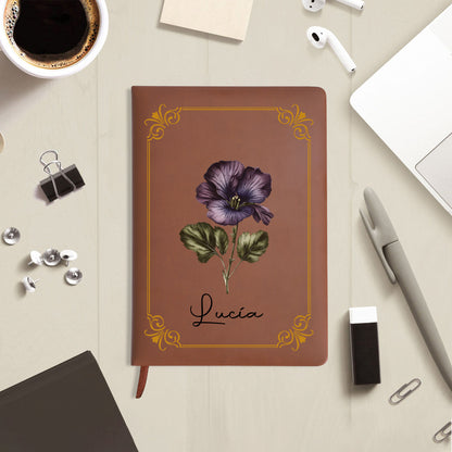 Elegant Floral Customizable Journal For Precious Moments