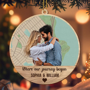 Where Our Journey Began Couple Heart Love