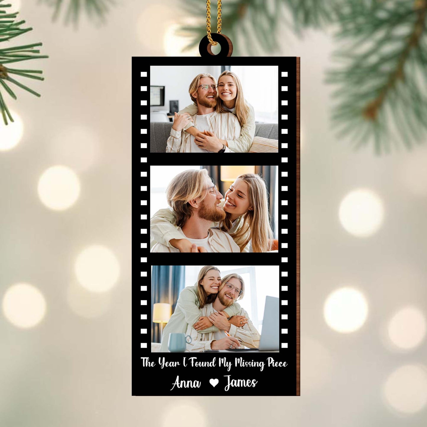 The Year I Found My Missing Piece Couple's Ornament