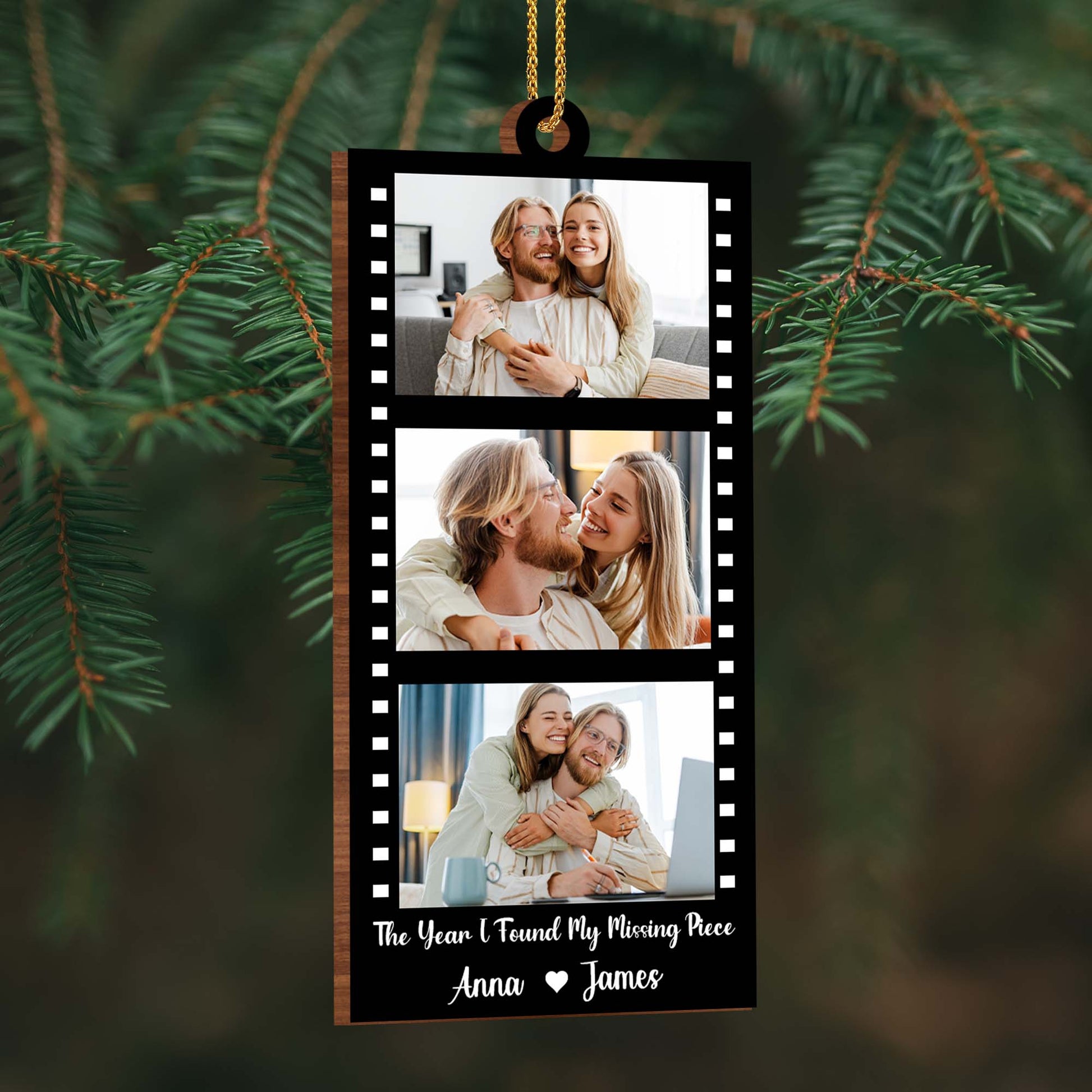 The Year I Found My Missing Piece Couple's Ornament