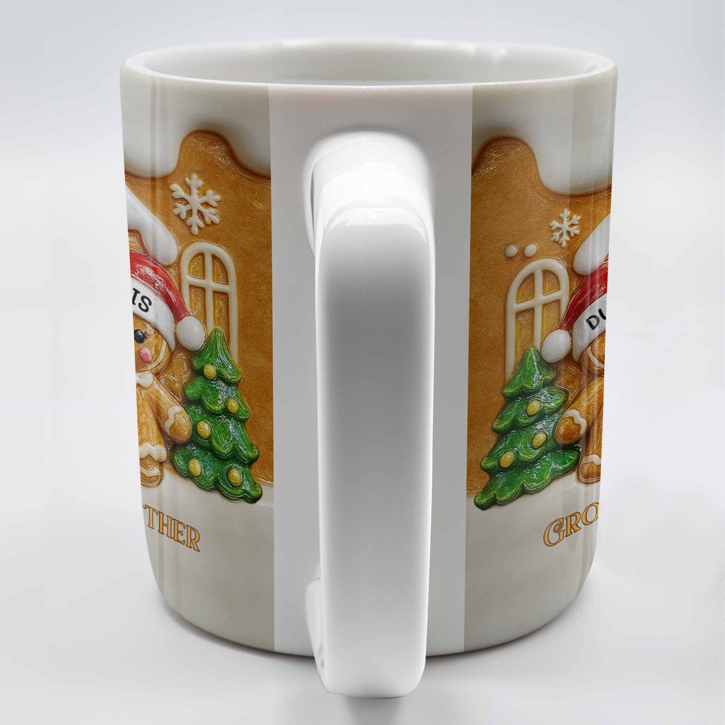 Growing Old Together Gingerbread Couple Design