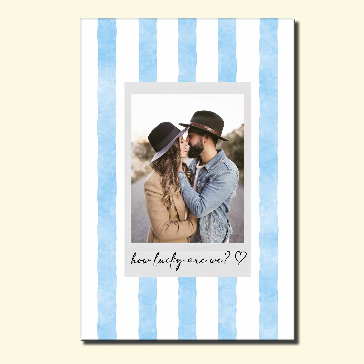 How Lucky Are We With Striped Background