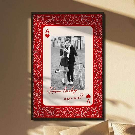 How Lucky Are We Playing Card Design