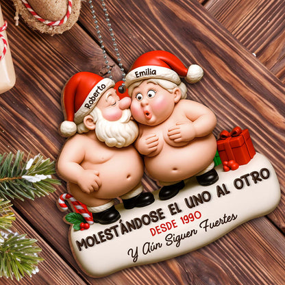 Teasing Each Other Since 1990, Santa Hats, Candy Cane