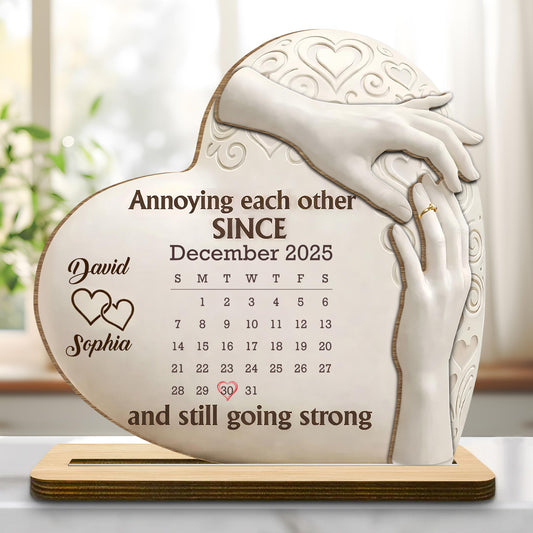 Annoying Each Other Since, Heart and Hands Design