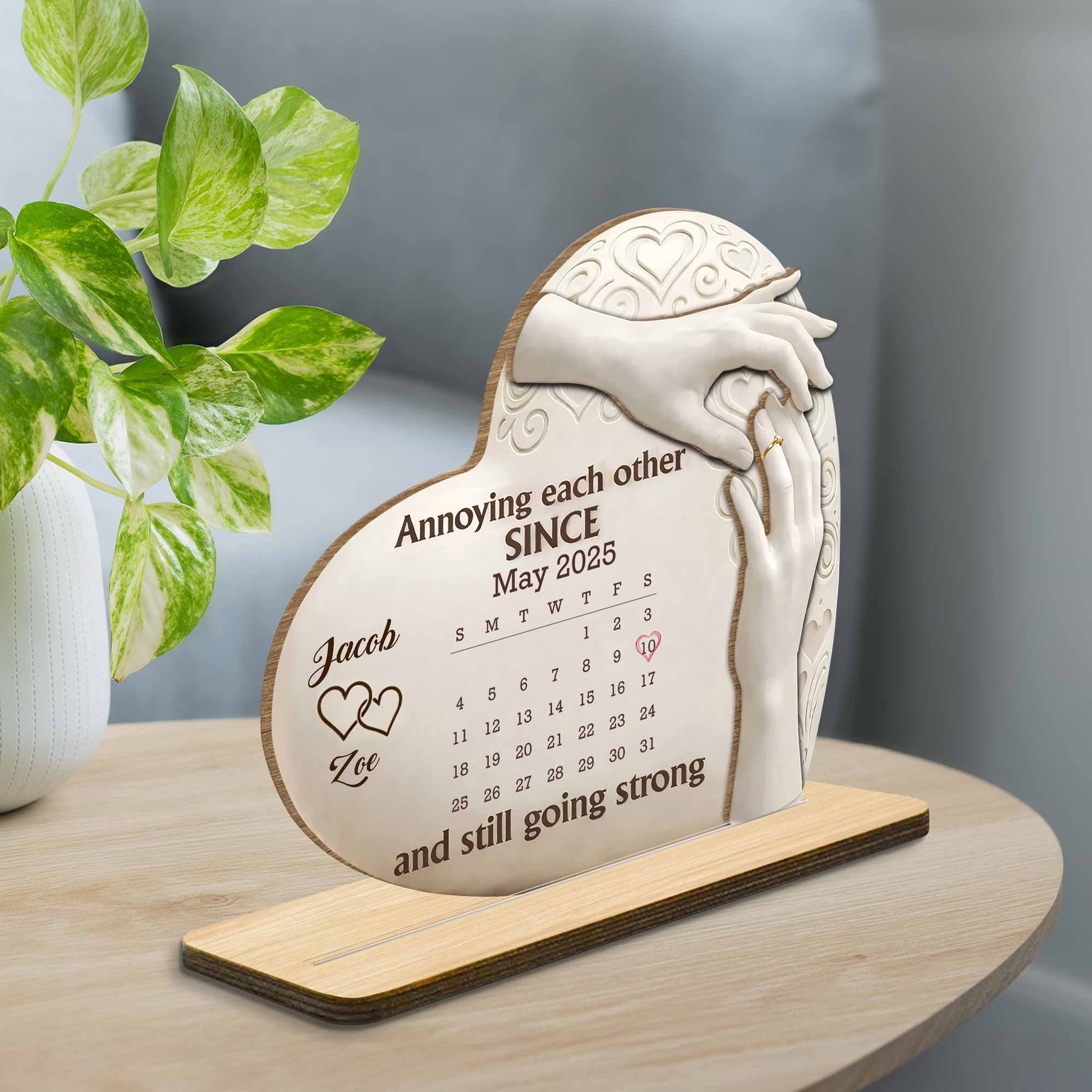 Annoying Each Other Since, Heart and Hands Design