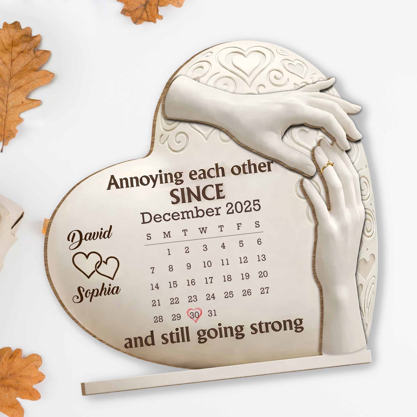 Annoying Each Other Since, Heart and Hands Design