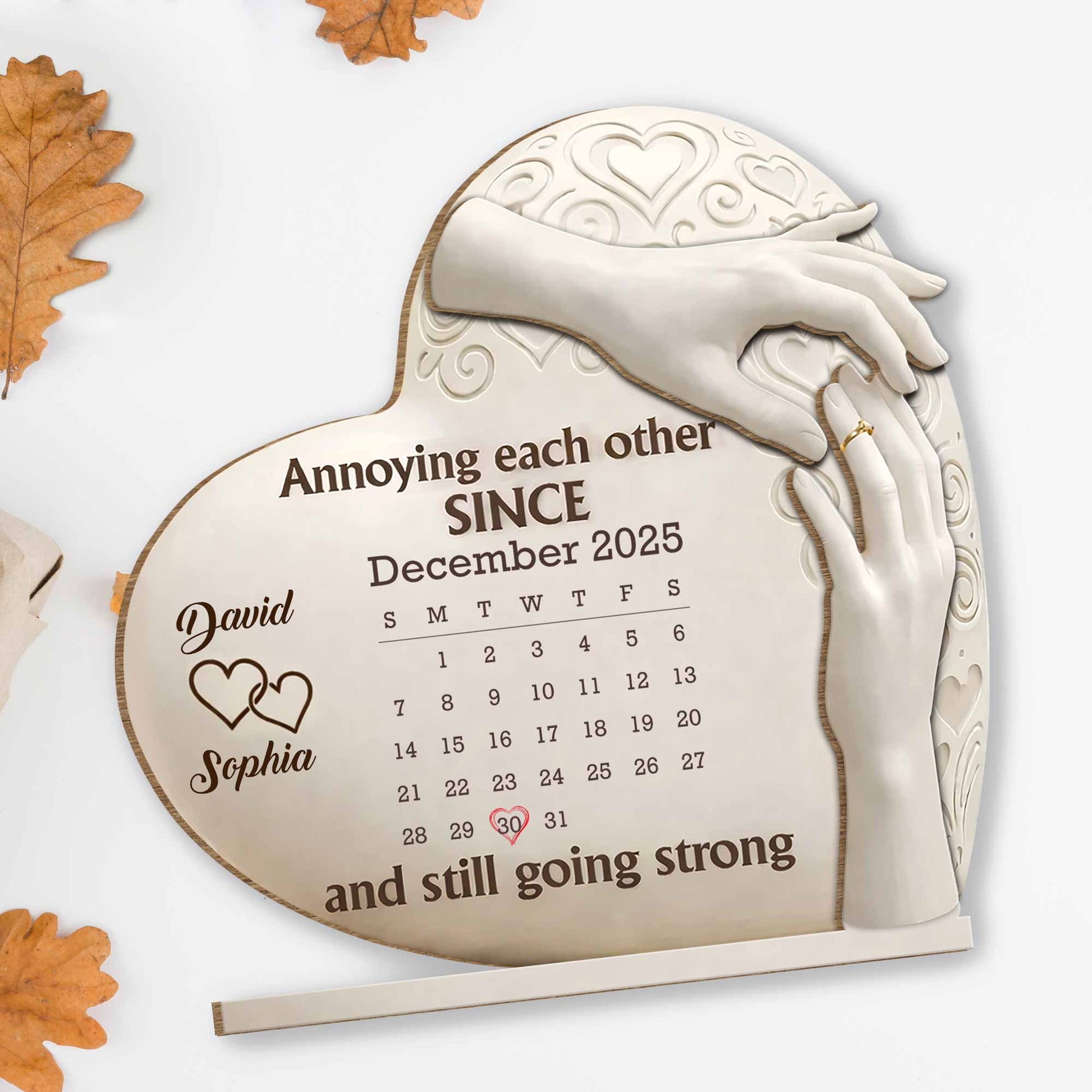 Annoying Each Other Since, Heart and Hands Design