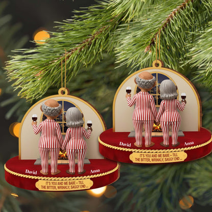 It's You And Me Babe, Till The Bitter, Wrinkly, Saggy End, Old Couple With Wine