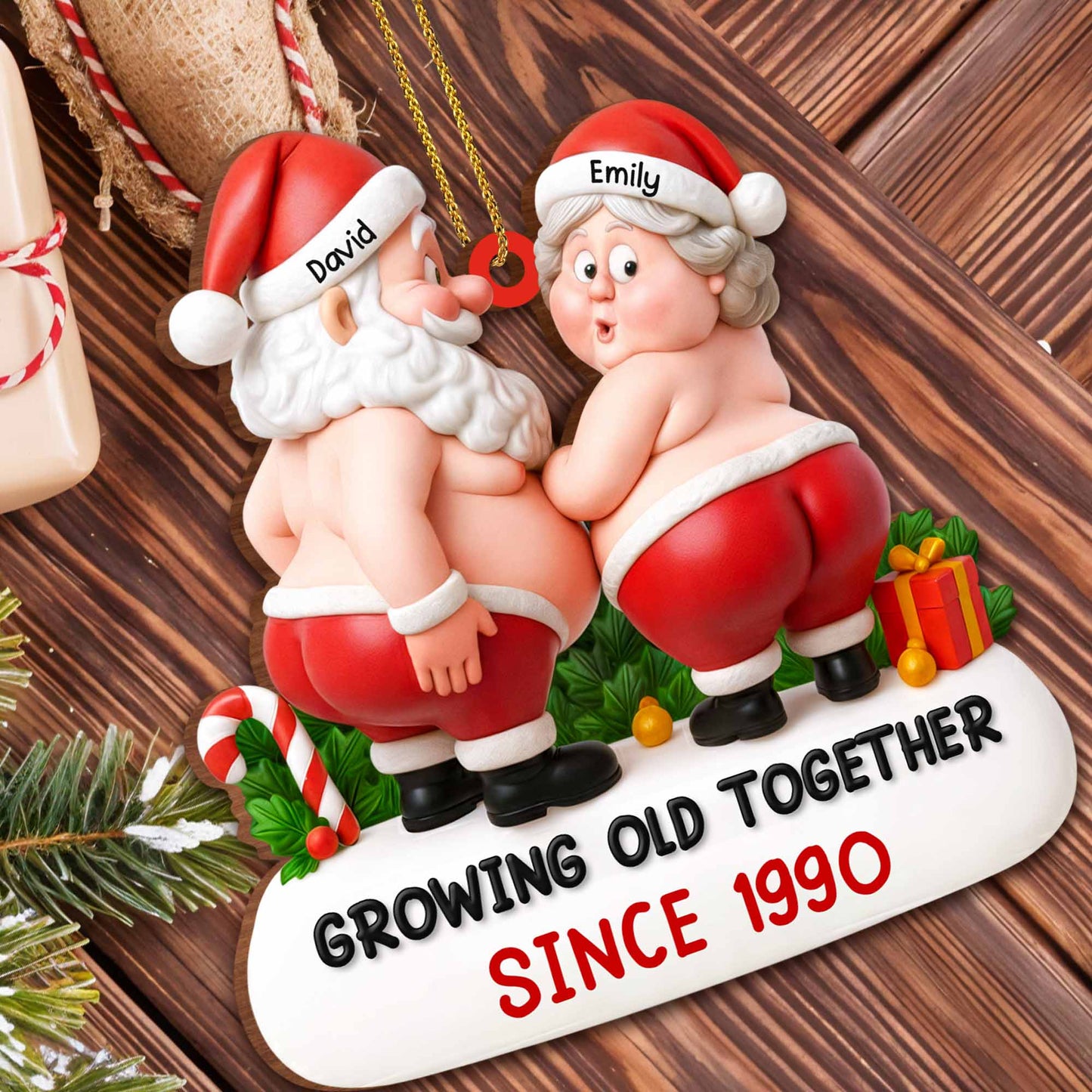 Growing Old Together Since Santa And Mrs. Claus