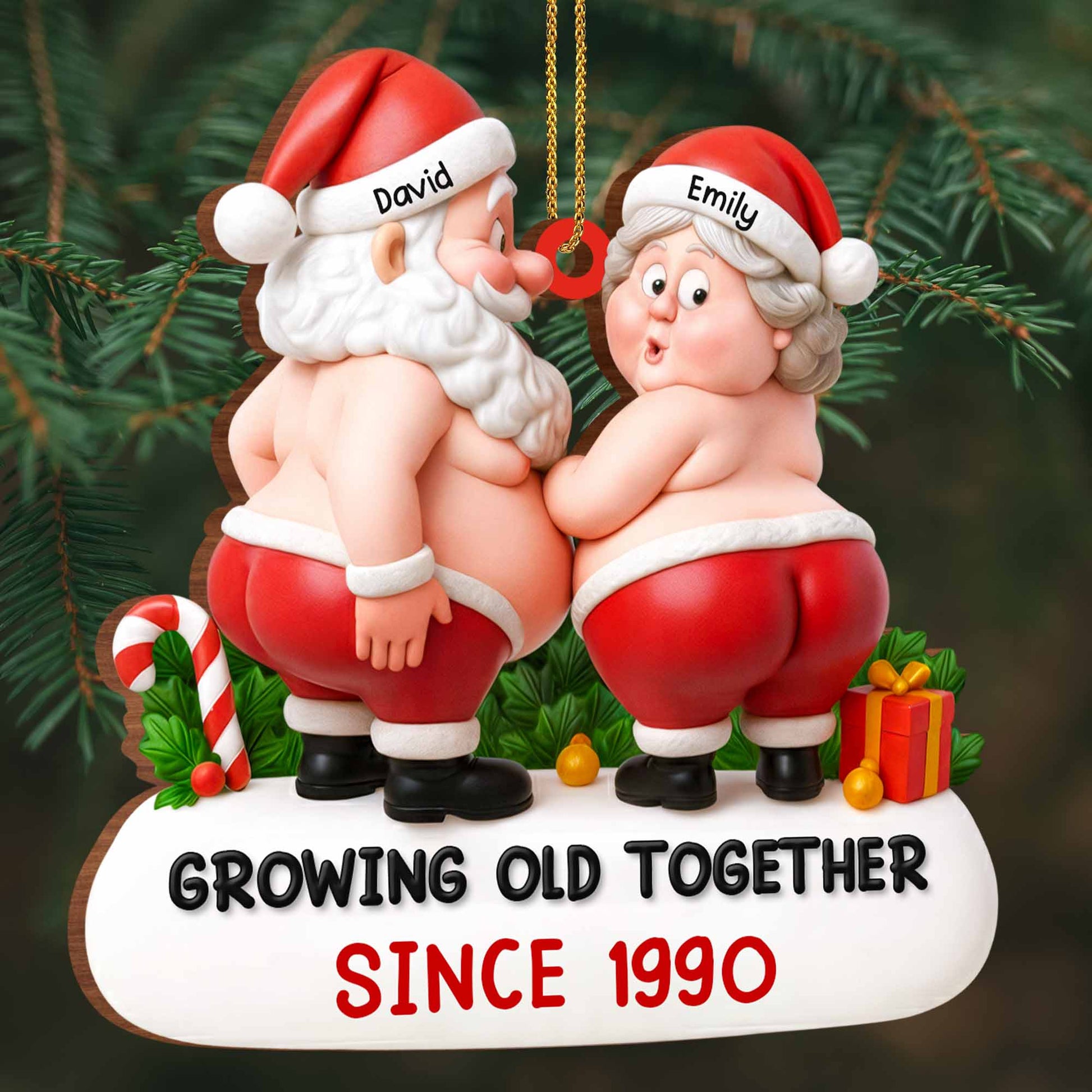 Growing Old Together Since Santa And Mrs. Claus