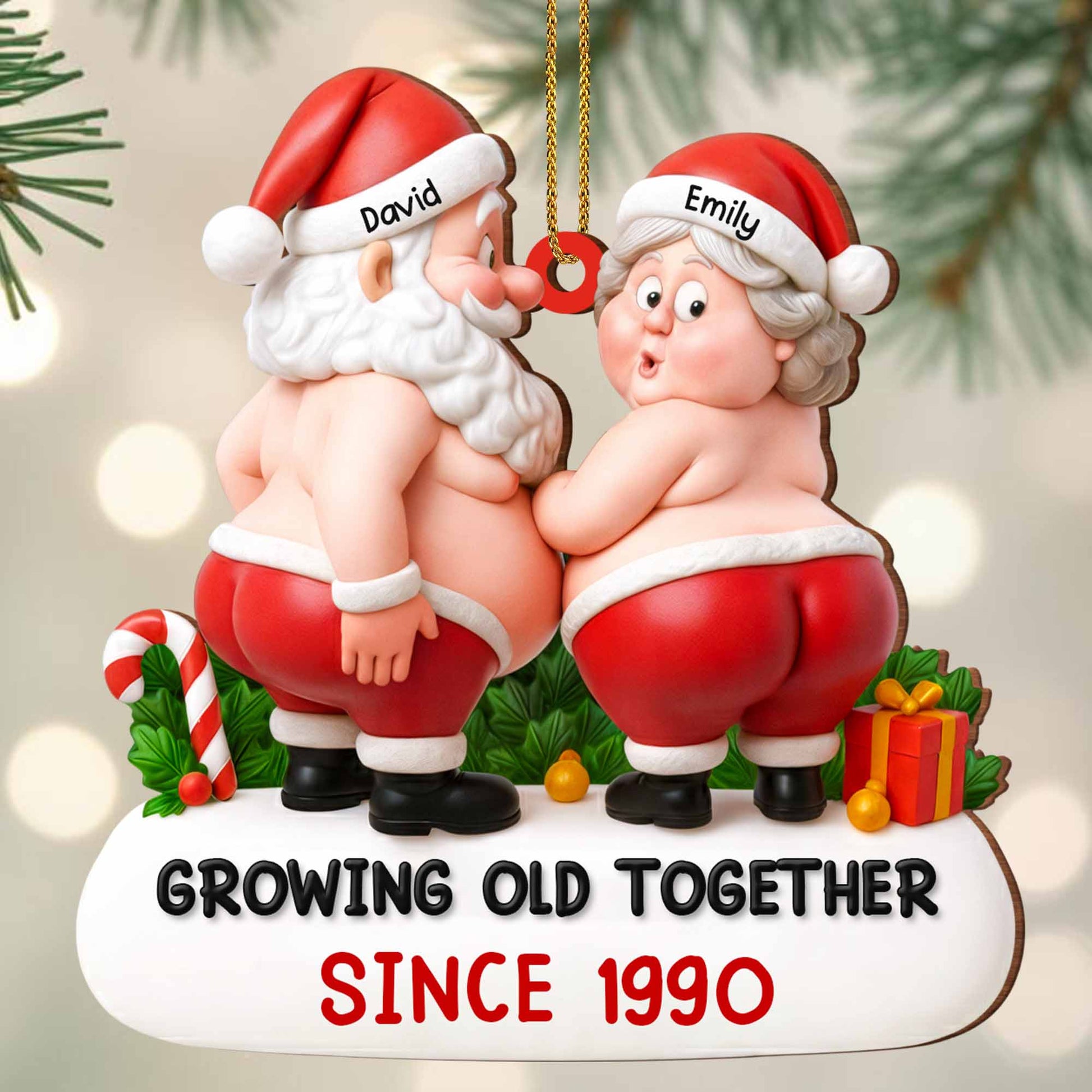 Growing Old Together Since Santa And Mrs. Claus