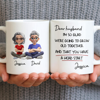 Celebrate Your Special Bond With Custom Cartoon Figures - Personalized Custom Coffee Mug - CPL1018_MG