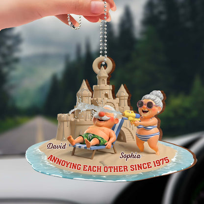 Annoying Each Other Since, Beach Vacation Scene