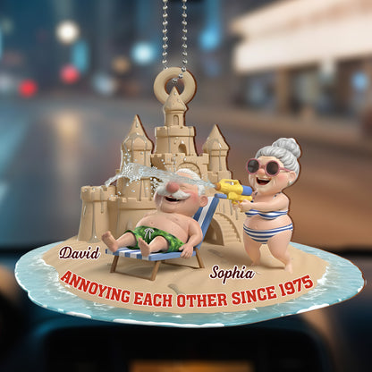 Annoying Each Other Since, Beach Vacation Scene