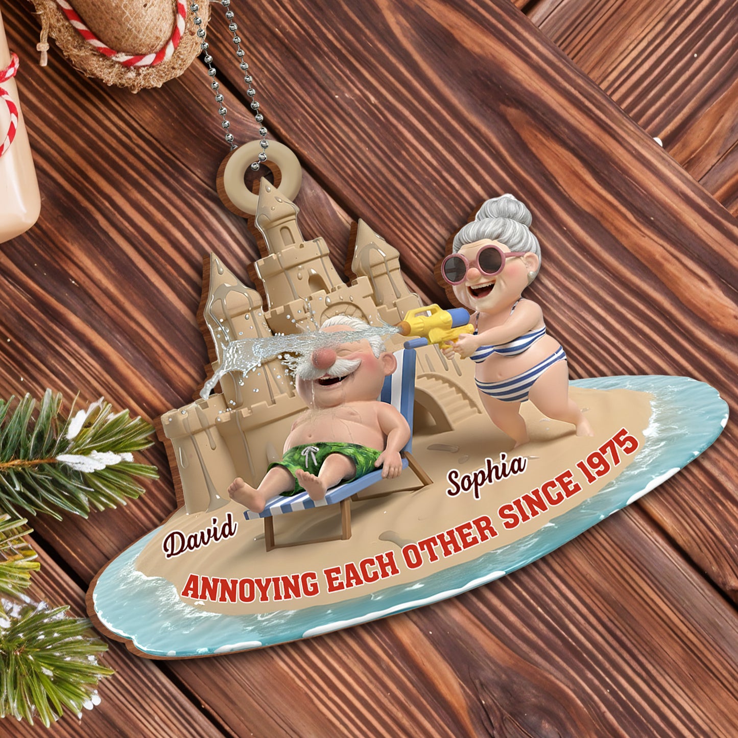 Annoying Each Other Since, Beach Vacation Scene