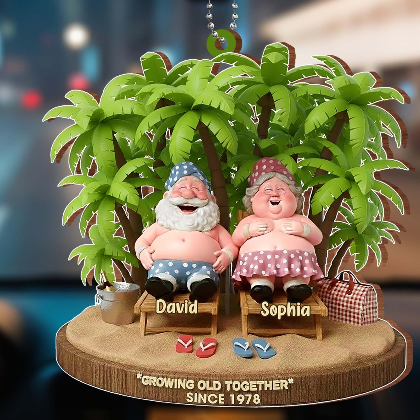 Growing Old Together, Palm Trees and Beach Chairs