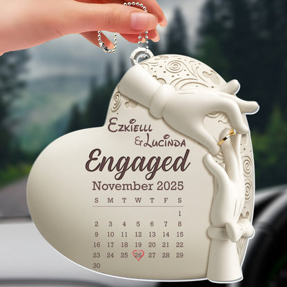 Engaged November, Engagement Ring And Calendar