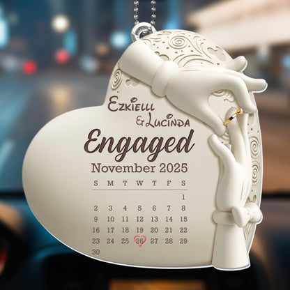 Engaged November, Engagement Ring And Calendar