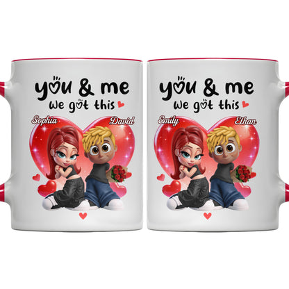 You & Me We Got This Hearts Couple Design
