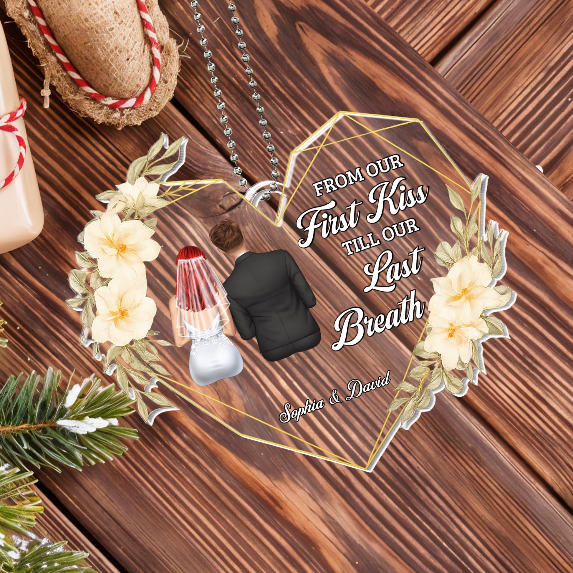 From Our First Kiss Till Our Last Breath, Heart And Flowers