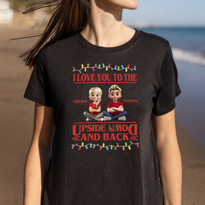 I Love You To The Moon And Back With Cartoon Figures