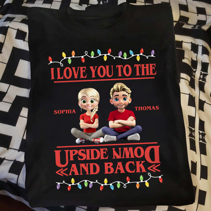 I Love You To The Moon And Back With Cartoon Figures