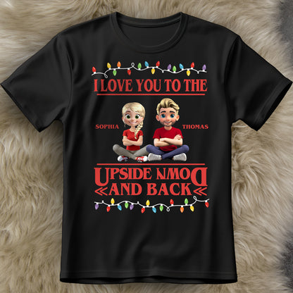 I Love You To The Moon And Back With Cartoon Figures