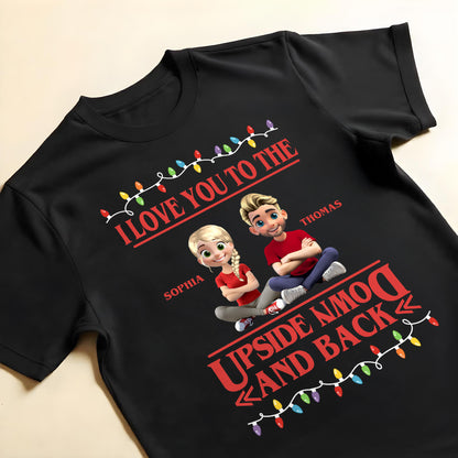 I Love You To The Moon And Back With Cartoon Figures