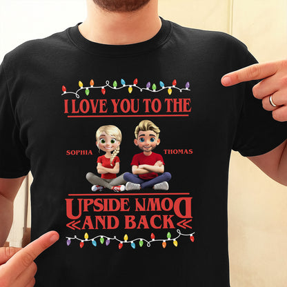 I Love You To The Moon And Back With Cartoon Figures