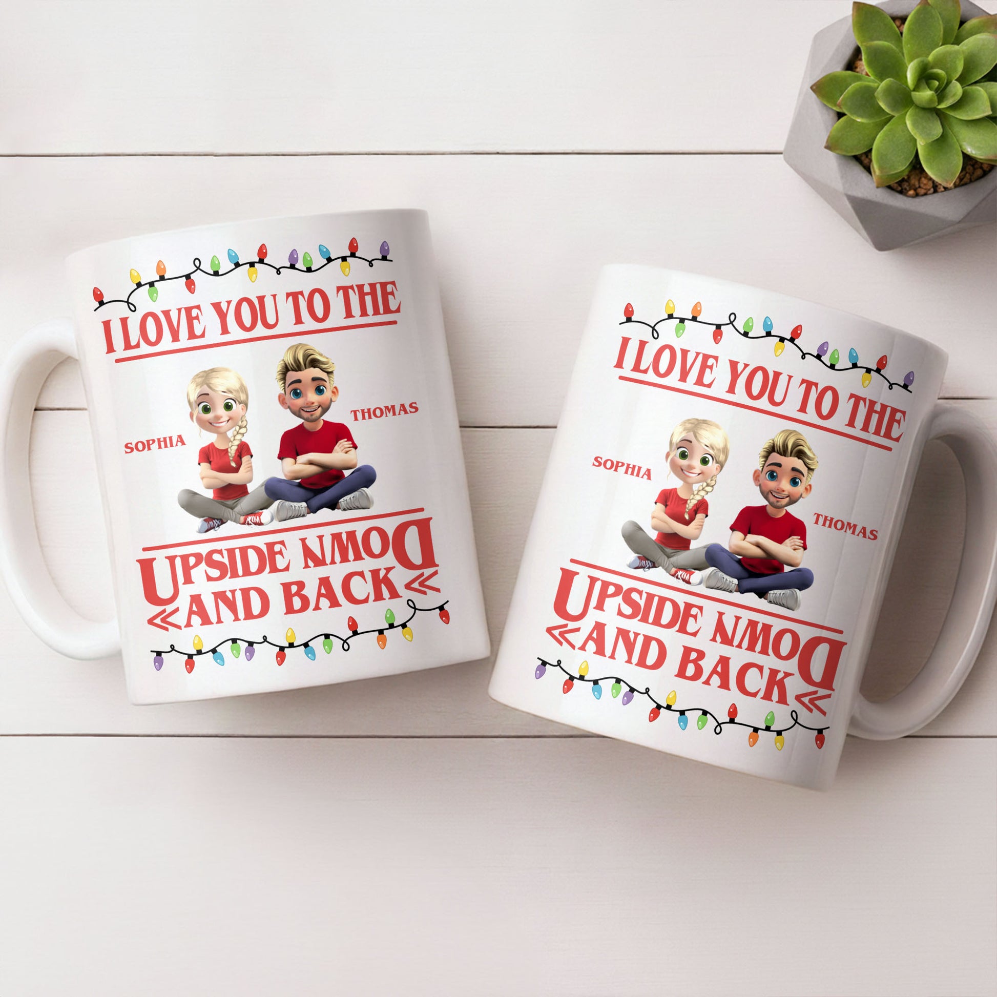 I Love You To The Moon And Back With Animated Characters