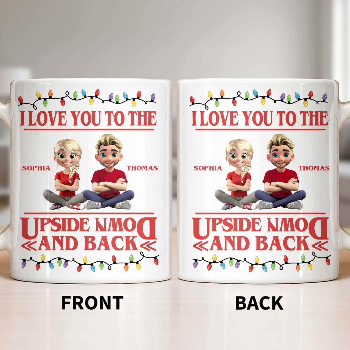 I Love You To The Moon And Back With Animated Characters