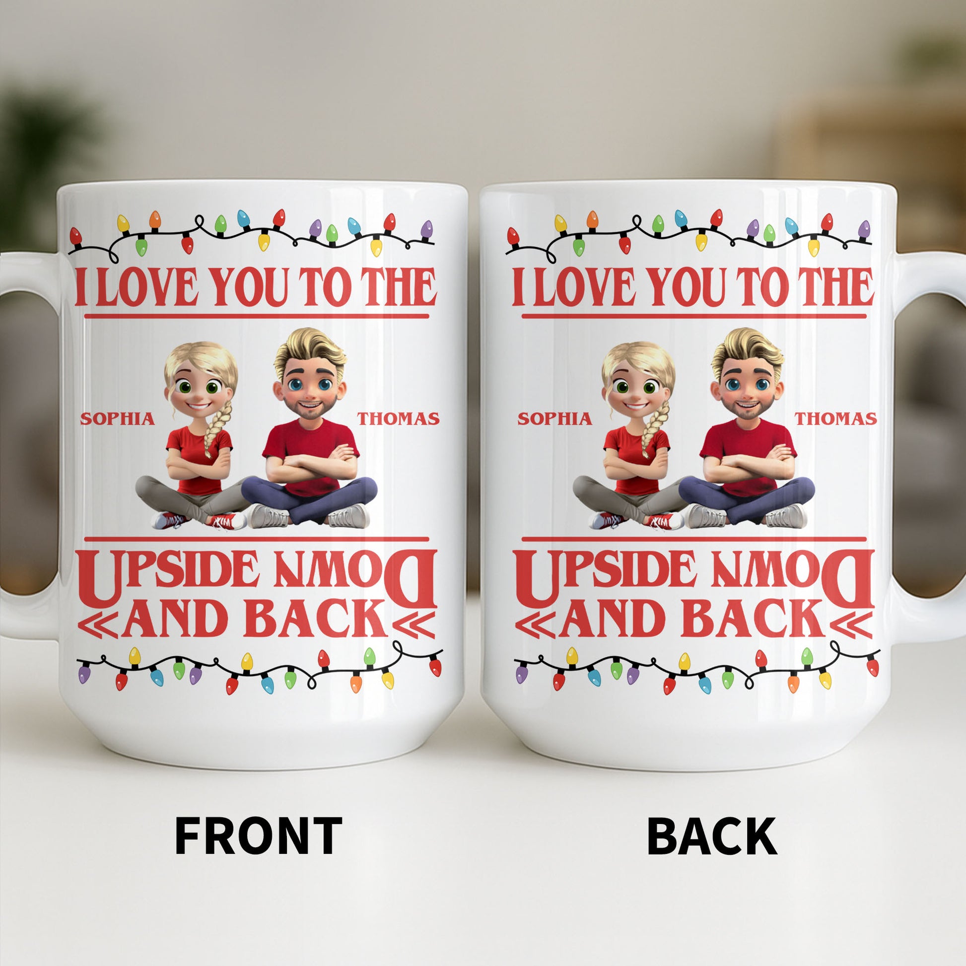 I Love You To The Moon And Back With Animated Characters