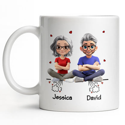 Create Your Personalized Couple Mug With Custom Characters