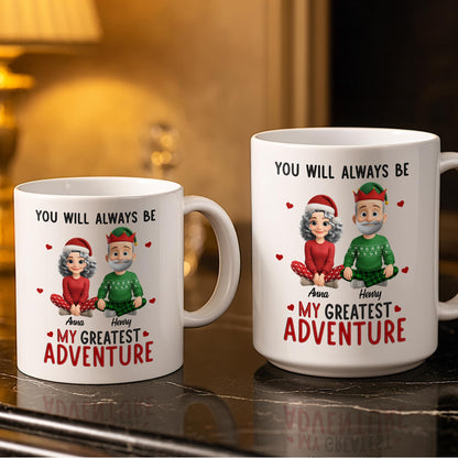 You Will Always Be My Greatest Adventure With Hearts And Santa Hats