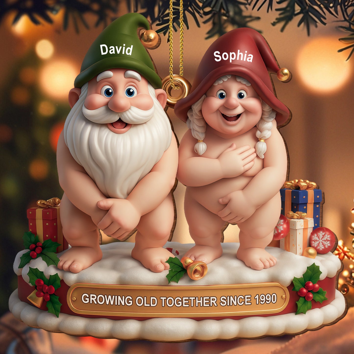Growing Old Together Christmas Gnomes