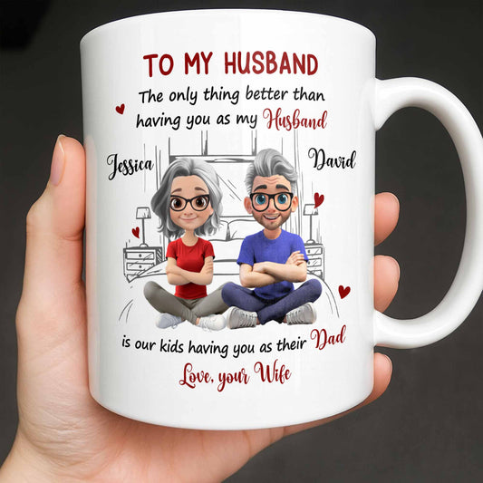 To My Husband, Love From Your Wife Featuring A Loving Couple