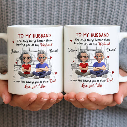 To My Husband, Love From Your Wife Featuring A Loving Couple