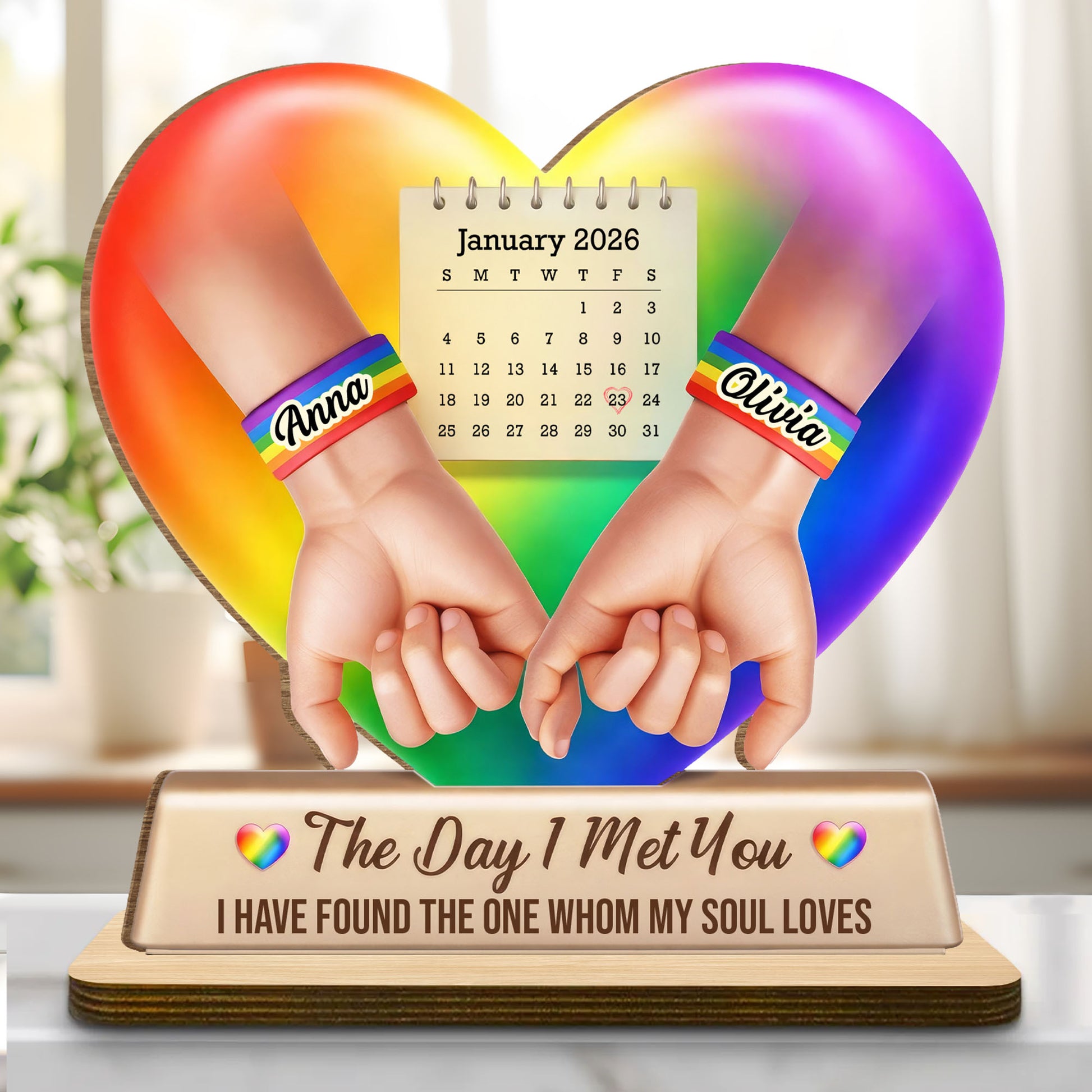 The Day I Met You, Hands Holding In Heart Shape