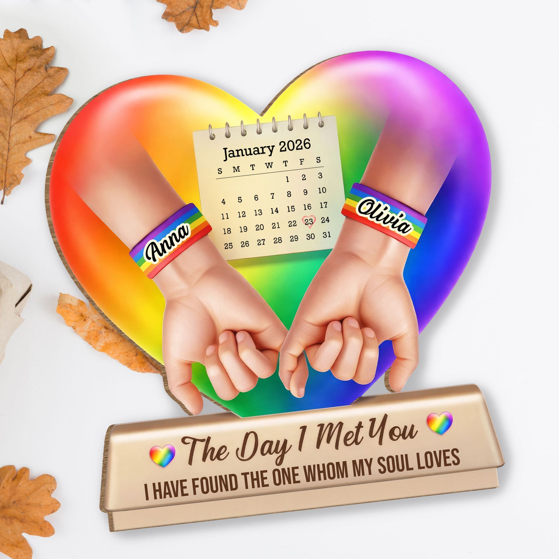 The Day I Met You, Hands Holding In Heart Shape