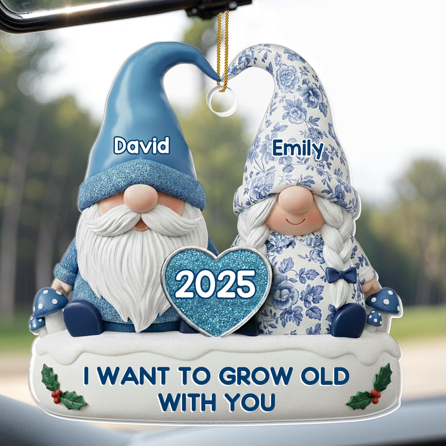 I Want To Grow Old With You Gnome Couple