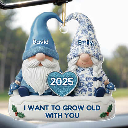 I Want To Grow Old With You Gnome Couple