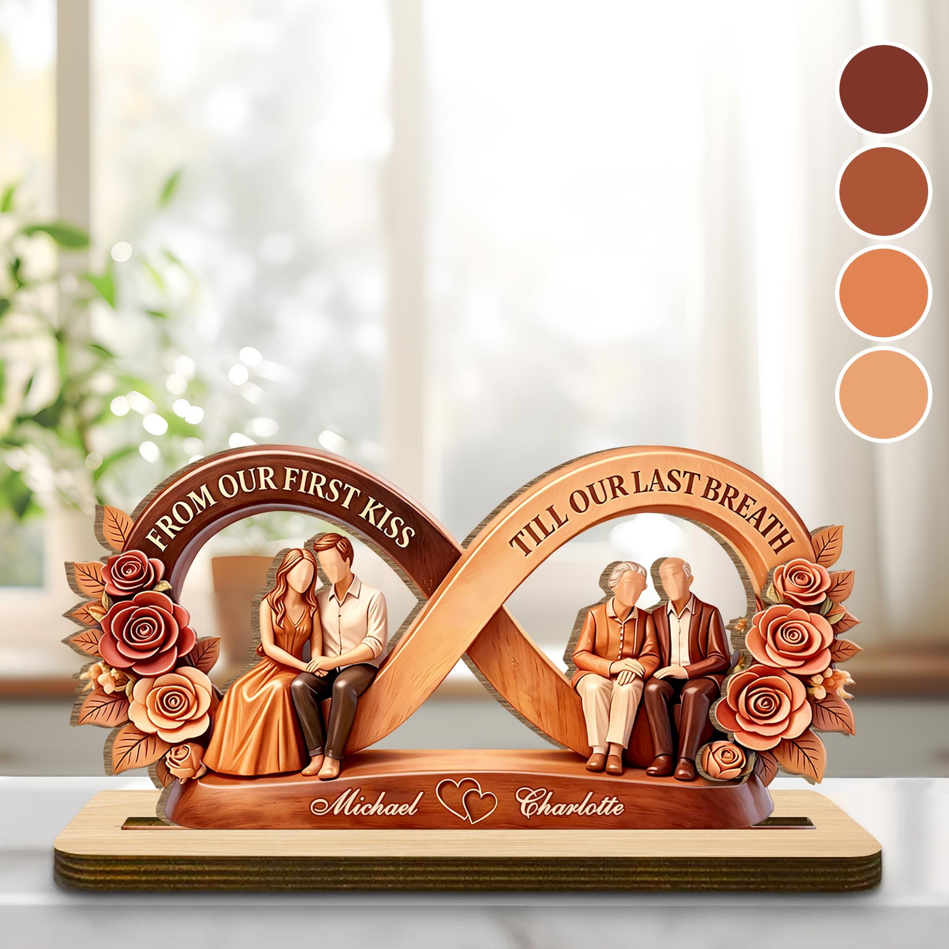 From Our First Kiss Infinity Symbol With Couple