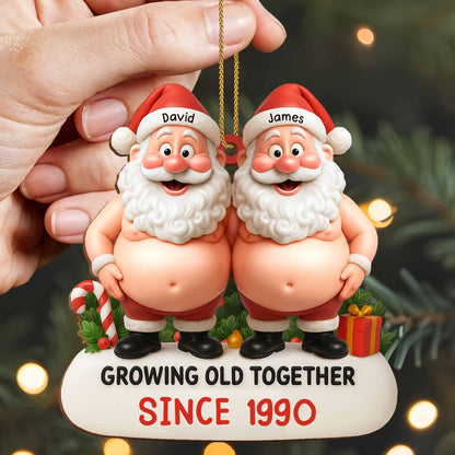 Growing Old Together With Santa Clauses