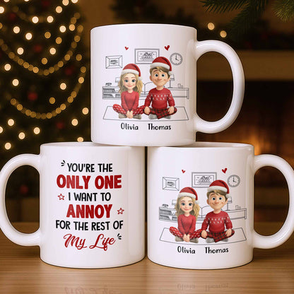 Only One I Want To Annoy, Text And Stars Design