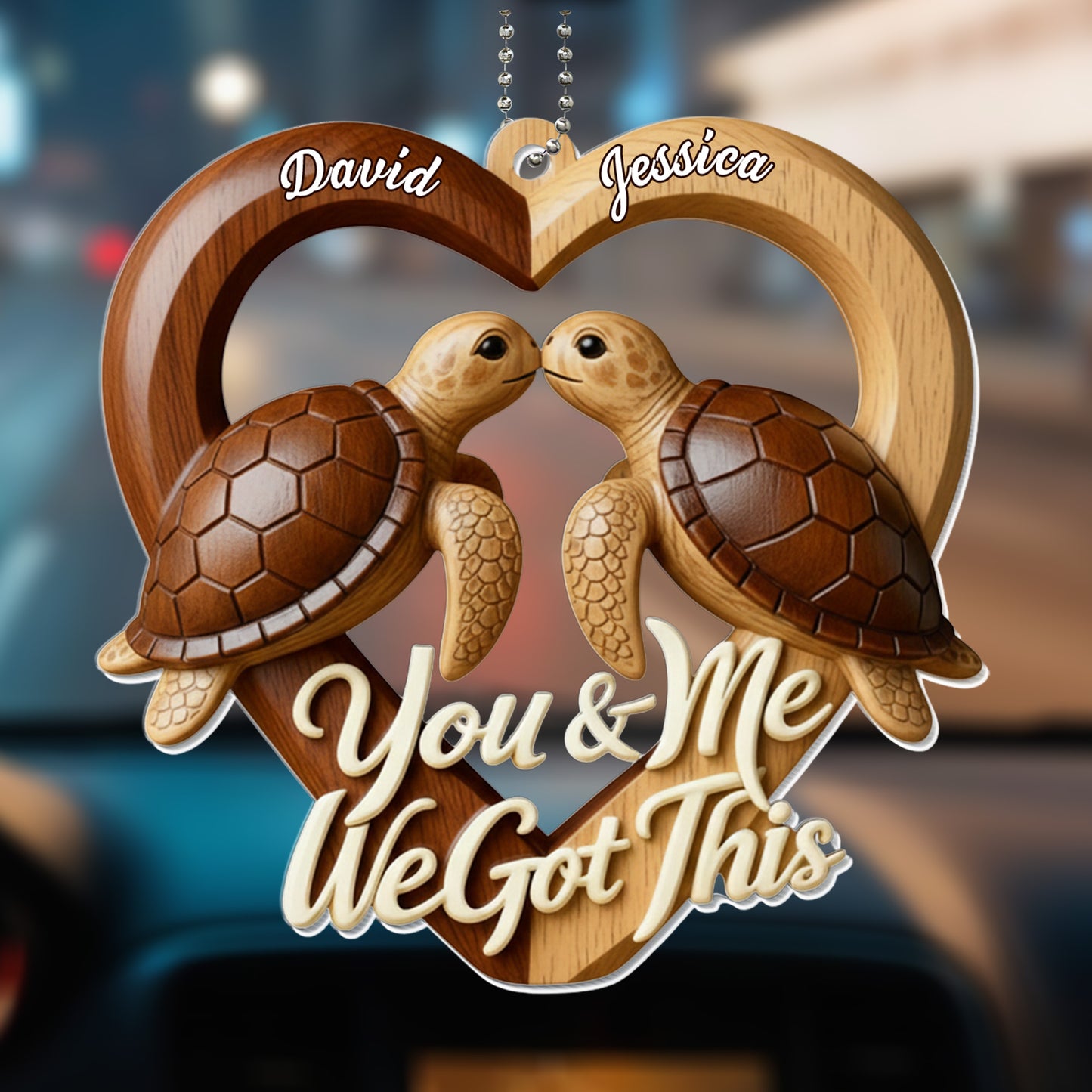 You And Me We Got This, Heart With Turtles
