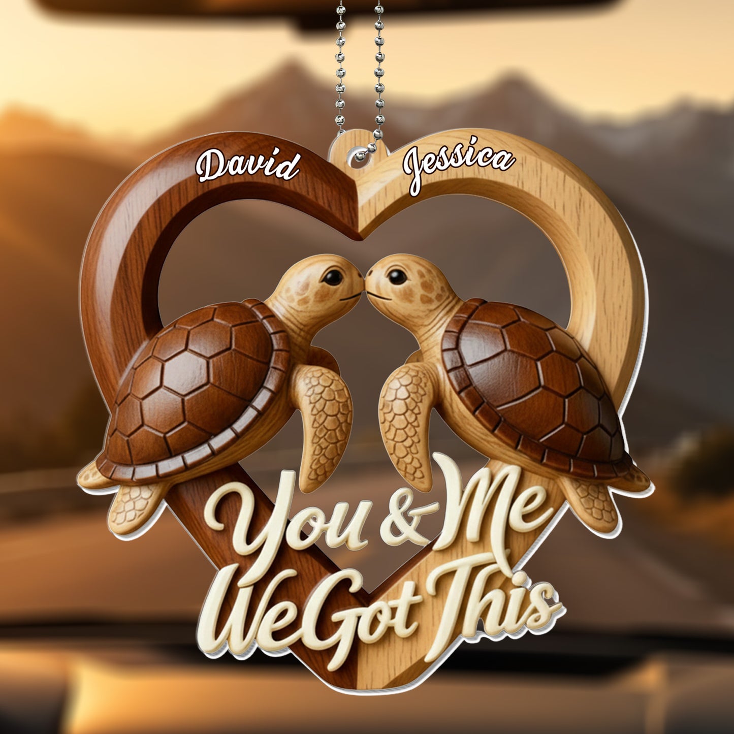 You And Me We Got This, Heart With Turtles