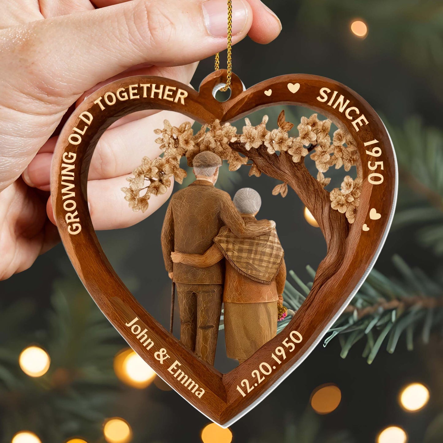 Growing Old Together, Couple In Heart