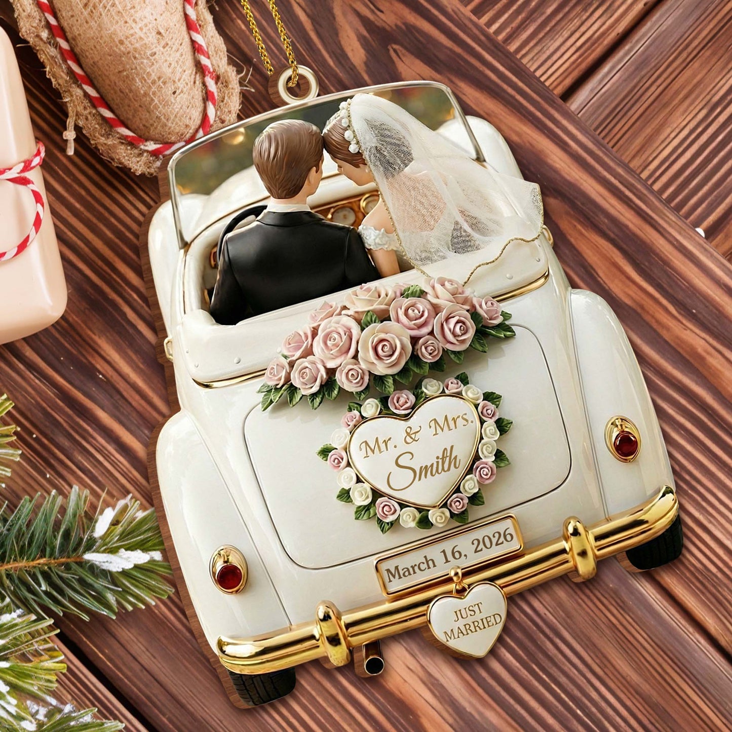 Celebrate Your Special Day, Wedding Car and Roses