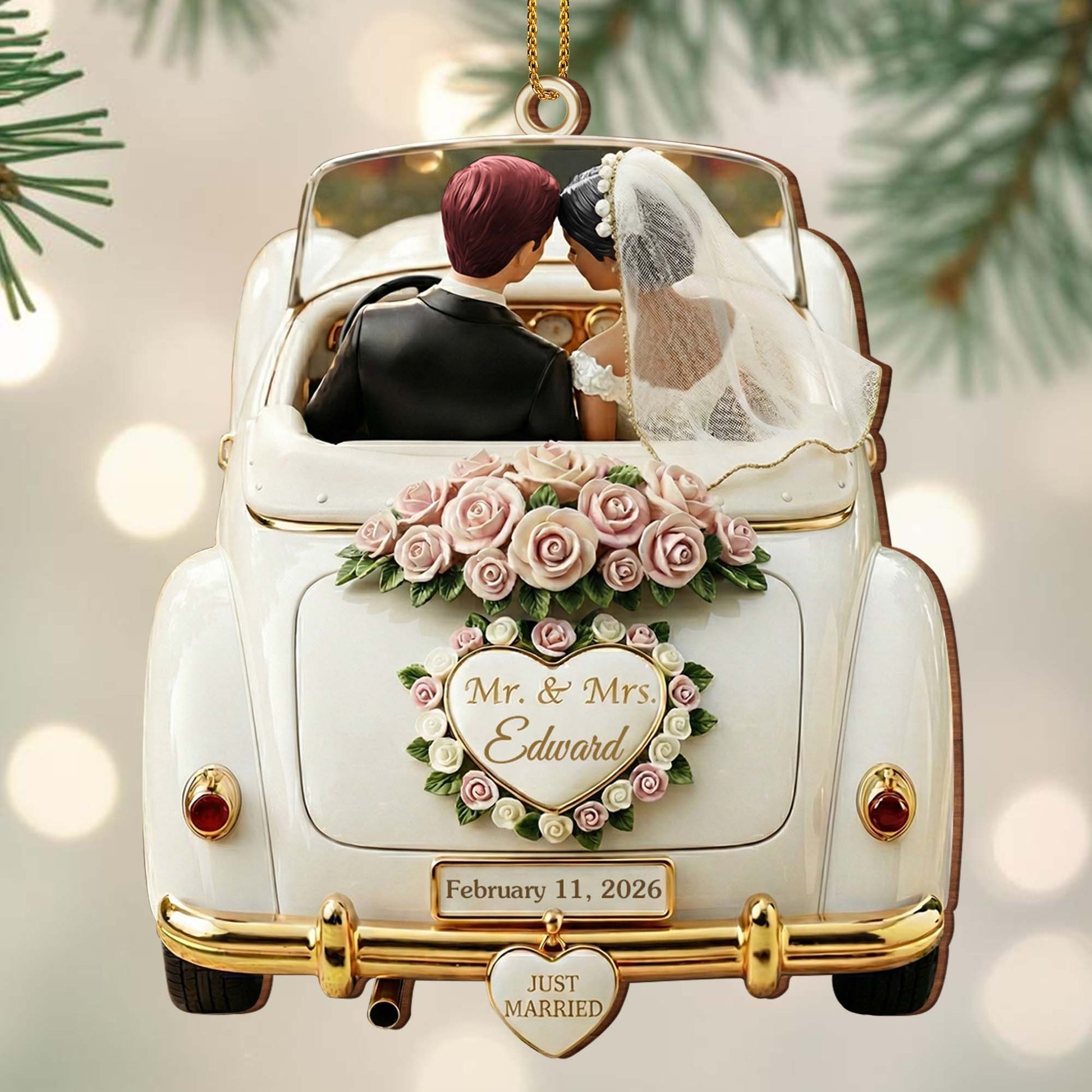 Celebrate Your Special Day, Wedding Car and Roses